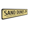 thumbnail image 3 of Sand Dunes Novelty Sign, Metal Wall Decor - 4x18 inches, 3 of 4