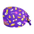 thumbnail image 1 of Yingyy Surgery Caps Doctors Adjustable Breathable Dull Polish Button Professional Chic Various Patterns Multifunctional Operating Hats 2 Hallowmas, 1 of 9