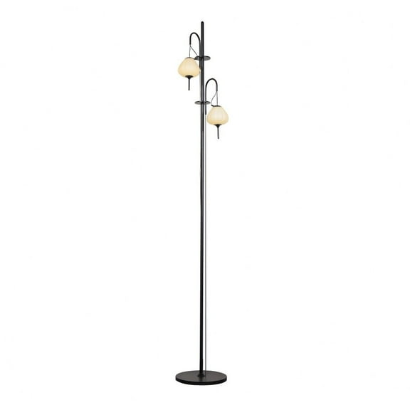 VONN Lecce 70" ETL Certified Integrated LED Aluminum Floor Lamp in Black