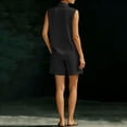 thumbnail image 5 of akafmk 2 Piece Shorts Sets for Women Linen Sleeveless Top and Shorts Loose Summer Casual Outfits, 5 of 7
