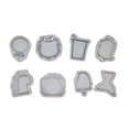 thumbnail image 4 of SIEYIO Epoxy Resin Molds Dinosaur Bear UV Resin Quicksand Silicone Mold Photo Frame Decoration Bear Pendant Keychain Jewelry, 4 of 12