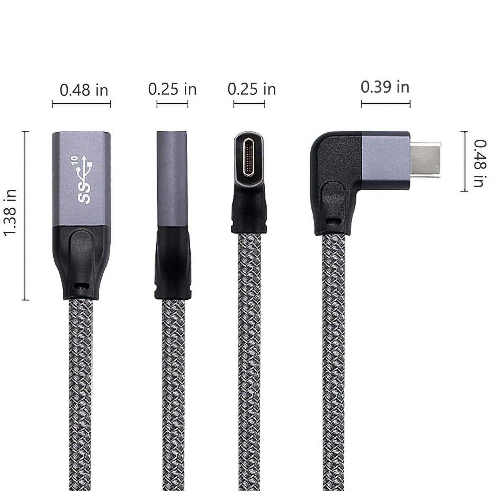  AINOPE [3M/10FT] USB C Extension Cable Nylon Braided