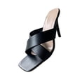 thumbnail image 2 of Correas cruzadas de verano Estilo romano Hollow Sexy Sandalias de tacón alto Mujer Wmkox8yii hj789, 2 of 3