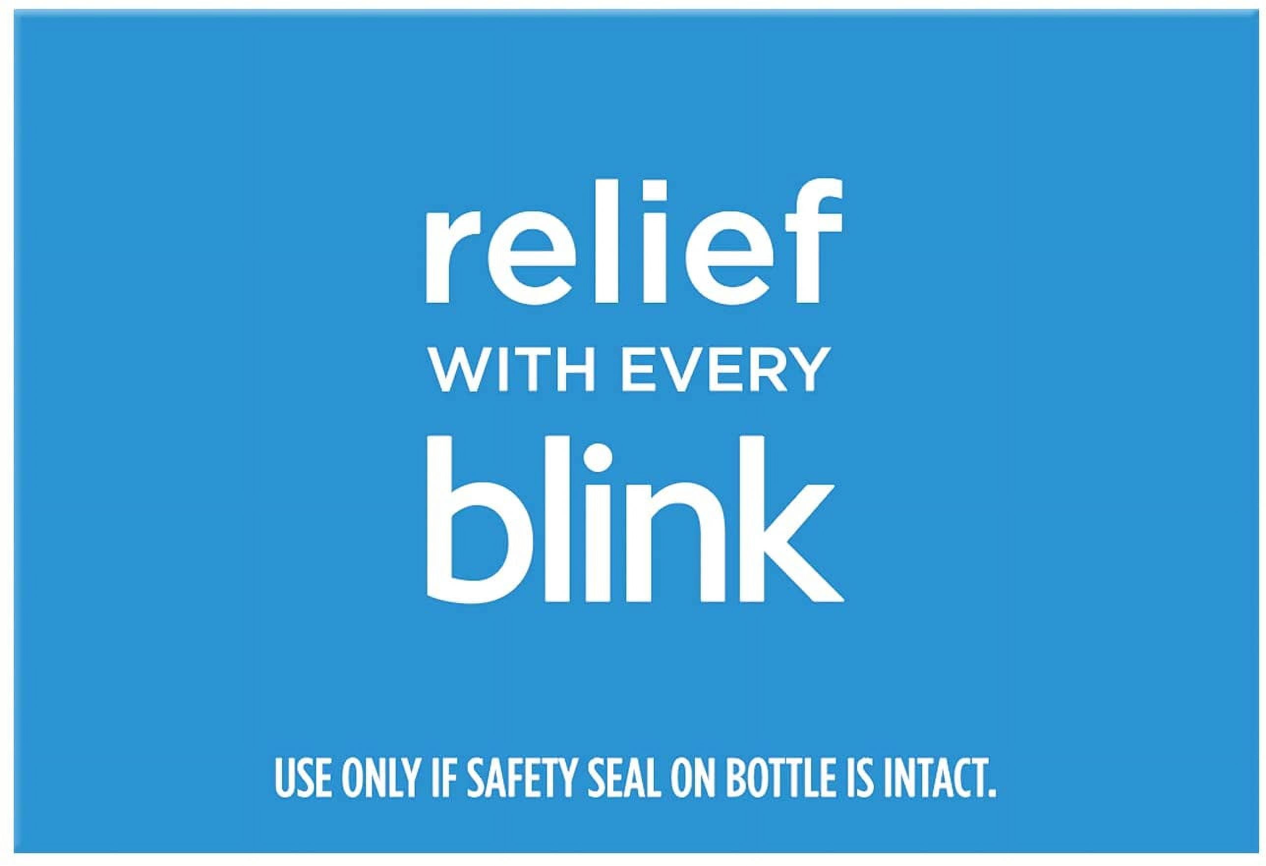 4 Pack Blink Gel Tears Lubricating Eye Drops Moderate-Severe Dry Eye 10 ML Each
