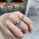 thumbnail image 3 of Anillo de sol, luna y estrella para mujer, sortija brillante con temperamento elegante, accesorios de joyería para fiesta, regalo, novedad de verano, 2023, 3 of 4