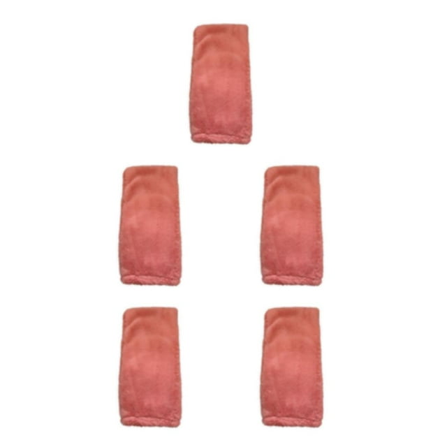 Transemion Chaussettes Hautes Chaudes et Douces en Acrylique Corail Rose 5Set