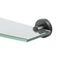 thumbnail image 2 of Gatco 4636MX Glam Vanity Glass Shelf, Matte Black, 2 of 4