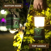 Lepro 2-Pack Rechargeable Camping Lanterns , LED 1000LM 4400mAh Long-Lasting Perfect Lantern Flashlight for Hurricane and Power Outage Emergency Backup
