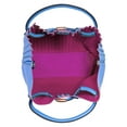 thumbnail image 5 of Vangoddy Cabana Women's Pleated Faux Leather Tote Bag Blue, 5 of 5