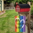 thumbnail image 5 of Love Always Wins Rainbow Garden Flag Pride Gay Pride Lesbian LGBT Pansexual Flag Yard Outdoor Garden Decoration12x18 Inch, 5 of 6
