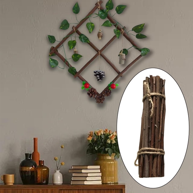 20 piezas de manualidades, , palos de madera para manualidades, troncos educativos de madera para manualidades, accesorios de fotos para festivales, manualidades DIY, 20 centímetros BLESIY Palitos de madera