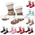thumbnail image 2 of UHGANN Slipper Socks for Women with Gripper Winter Non Slip Thick Fuzzy Socks Warm Cozy Christmas Gift, 2 of 2