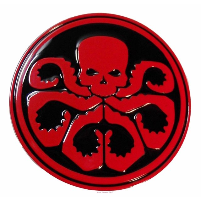 Comics Captain America Hydra Logo Metal/Enamel Belt Buckle