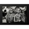 thumbnail image 2 of Flour, Piet 18x13 Black Modern Framed Museum Art Print Titled - Karo girls sharing a scarf, 2 of 5