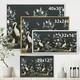 thumbnail image 4 of Designart 'Chinoiserie With Peonies and Birds IV' Traditional Framed Canvas Wall Art Print, 4 of 5