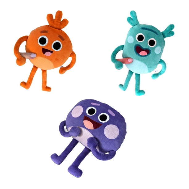 2026 Grumble Bumble Nums Plush Toy,30cm/11.8in, Halloween, Navidad, cumpleaños, elección para niños y niñas, decoración del hogar (3 Piezas)