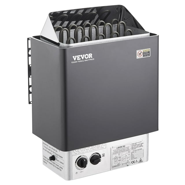 Calentador de sauna VEVOR eléctrico de 9 kW con controles de 9-13 m³ 220 V FCC