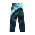 thumbnail image 3 of Fotbe Undersea Shark Men's Pajama Pants,Sleepwear Pants,Pj Bottoms Drawstring And Pockets-X-Large, 3 of 7