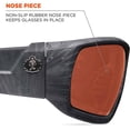 thumbnail image 2 of Ergodyne Skullerz Odin Safety Glasses // Sunglasses, Black, Copper Lens, 2 of 8
