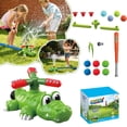 thumbnail image 4 of 4-in-1 Kids Water Sprinklers T Ball Set & Water Ball Toy, Crocodile Baseball Sprinkler for Backyard Outdoor Summer Toys for Boys Girls Outside Yard Water Game Toys for Kids Toddlers Ages 3-8, 4 of 4