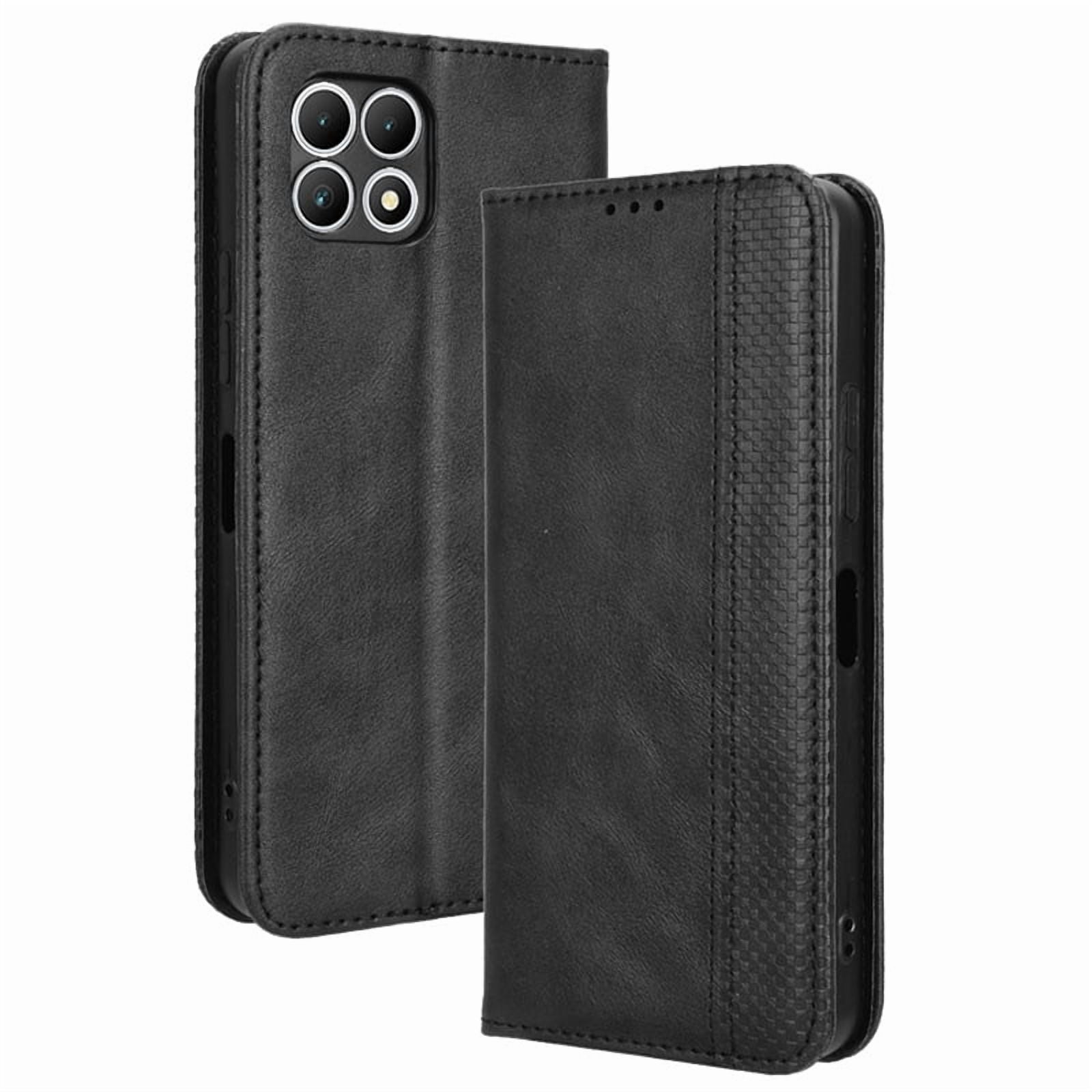 For T-Mobile Revvl 7  8 6 V+ Flip Phone Case Retro Leather Wallet Anti-fall Cover For T-Mobile Revvl 8 Pro T Phone Pro