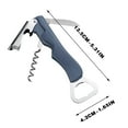 thumbnail image 3 of LanSuare Portable Corkscrew, Multifunctional Beer Bottle Opener, Travel Bar Tool, Compact Wine Accessory Set, Home Use, 3 of 4