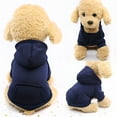 thumbnail image 6 of TELOLY Winter Dog Hoodie Sweaters with Pockets Warm Dog Clothes for Small Dogs Chihuahua Coat Clothing Puppy Cat Costume (Pink S), 6 of 7