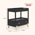 thumbnail image 2 of Dream On Me Hygge Changing Table, Matte Black Vintage, 2 of 6