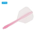 thumbnail image 3 of Unique Bargains Plastic 2BA Integrated Dart Shaft and Flights Replacement, Pink 6 Pack, 3 of 5