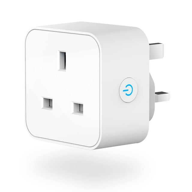 PinesC Smart Plug Plugs, Smart Socket with WiFi & Bluetooth, Works with (Echo & Echo Dot), Google Home, APP Remote Control Timer Switch WiFi Plug, 2.4Ghz WiFi Only, 13A, 1Pac