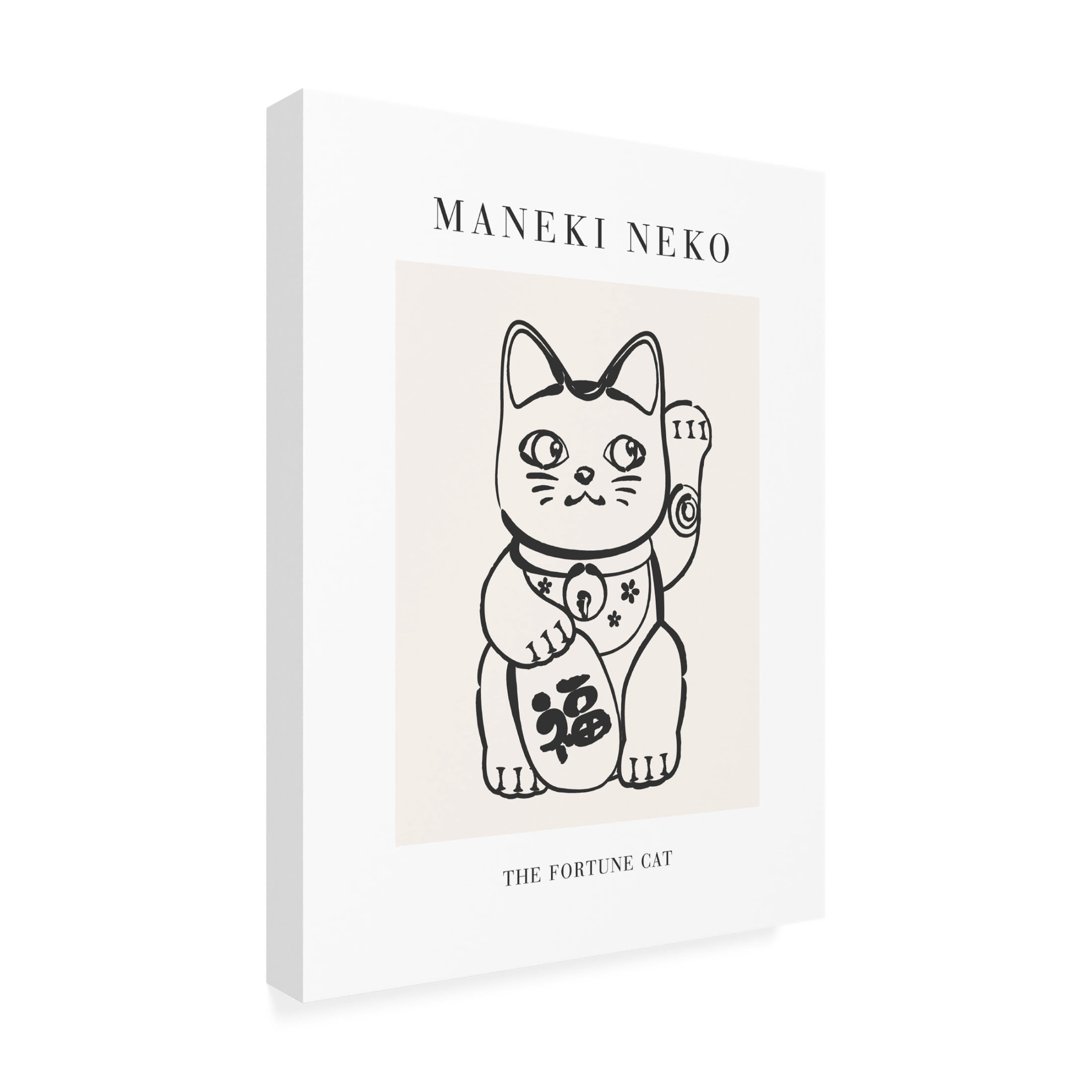 Trademark Fine Art Beth Cai Manekineko No2 Canvas Wall Art