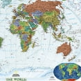 thumbnail image 3 of National Geographic World Decorator Map, Enlarged and Laminated, 73" x 48", 3 of 3