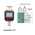 thumbnail image 2 of LED Digital Torque Wrench Adapter Torque Testing Instrument Electronic Torque Wrench Torque ,Widely Used, 2 of 6