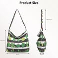 thumbnail image 4 of Shopping Bag for Women Office Workers Cute Fashion Tote Bags with Zipper Tote Reusable Bags,Cactus Women's Retro Large Size Canvas Shoulder Bag Hobo Crossbody Handbag Casual Tote, 4 of 5
