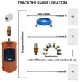 8Way Coaxial Cable Mapper Locator Toner Tracer, Circuit Tester, Coax Wire Continuity Tracer