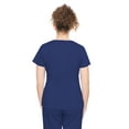 thumbnail image 3 of Healing Hands Scrubs for Women Mock Wrap Neck Top 2 Pocket Purple Label Women's Scrub Top 2172 Jordan Navy 2XL, 3 of 6