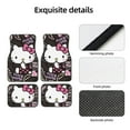 thumbnail image 4 of 4 Pieces Car Floor Mat Set Hello Kitty Protection Full Sets Universal Fit for SUV, Sedans, Vans, Trucks, 4 of 7
