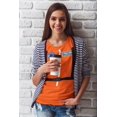 thumbnail image 2 of Halloween Astronaut Costume Orange Escape Suit Women's Juniors Soft T Shirt, 2 of 5