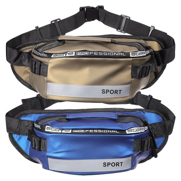 2 Pcs Waist Bags Crossbody Belt Bags Runners Belt Packs Outdoor Sports Waist Bags