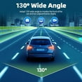 thumbnail image 3 of Dash Cam Front, 1080P Full HD Dash Camera for Cars with Free 64GB SD Card, 130°Wide Angle, Night Vision, 24H Parking Monitor, Loop Recording, WiFi & APP Control, WiFi Dash Cam for Cars, 3 of 6