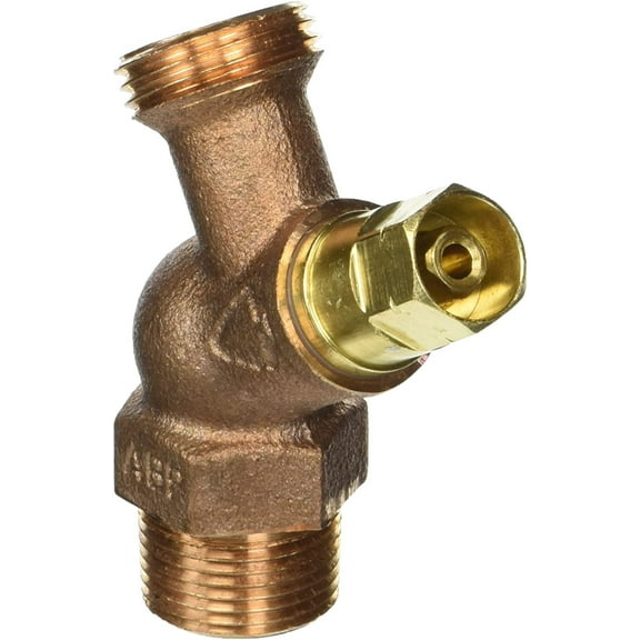 ARROWHEAD BRASS & PLUMBING 351LKLF 3/4" Male Pipe Thread No Kink, 3/4" Hose Connection