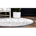 thumbnail image 5 of Unique Loom Tribal Fez Rug, Beige (8' 0 x 8' 0), 5 of 10