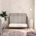 thumbnail image 3 of Monarch Hill Hawken Metal 3 in 1 Convertible Crib, Grey, 3 of 9
