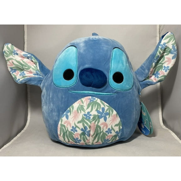 Squishmallow Disney Stitch Floral, 10'' Plush Kellytoy