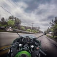 thumbnail image 2 of Espejos retrovisores para moto MZS Racing con carenado lateral negro, 2 of 7