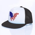 thumbnail image 2 of Men Women American Independence Day Celebration Snapback Hat USA Flag Bone Baseball Cap Strong Fist Eagle Trucker Hats YF11756-60cm Gao Jinjia LED, 2 of 2