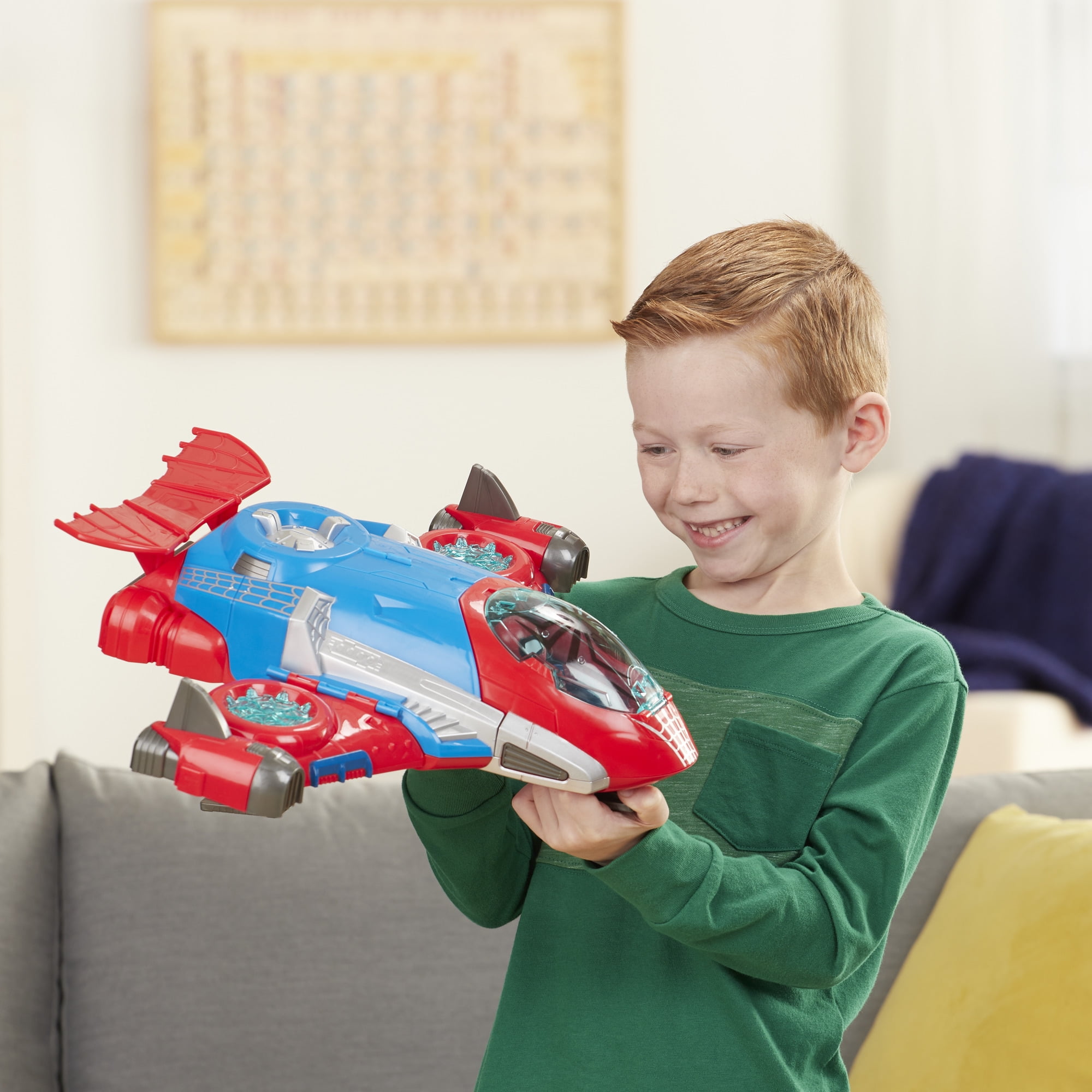 5-Inch Playskool Heroes Marvel SUPER HERO ADVENTURES Spider-Man Jetquarters