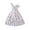 White, variant on Afuyipoi Girls Strapless A Line Dress (7-13 Years) Soft Breathable Fabric Halter Neck Design Ruched Waist Detail Full Flowy Skirt Summer Party Casual Wear Blue Size 8