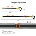 thumbnail image 2 of Hoe Garden Tool Stainless Steel Garden Weeding Rring Loose Soil Gardening Long Handle Heavy Duty, 2 of 8