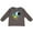 Charcoal Grey, variant on Inktastic Colorful Parrot, Tropical Parrot, Cute Parrot Boys or Girls Long Sleeve Toddler T-Shirt